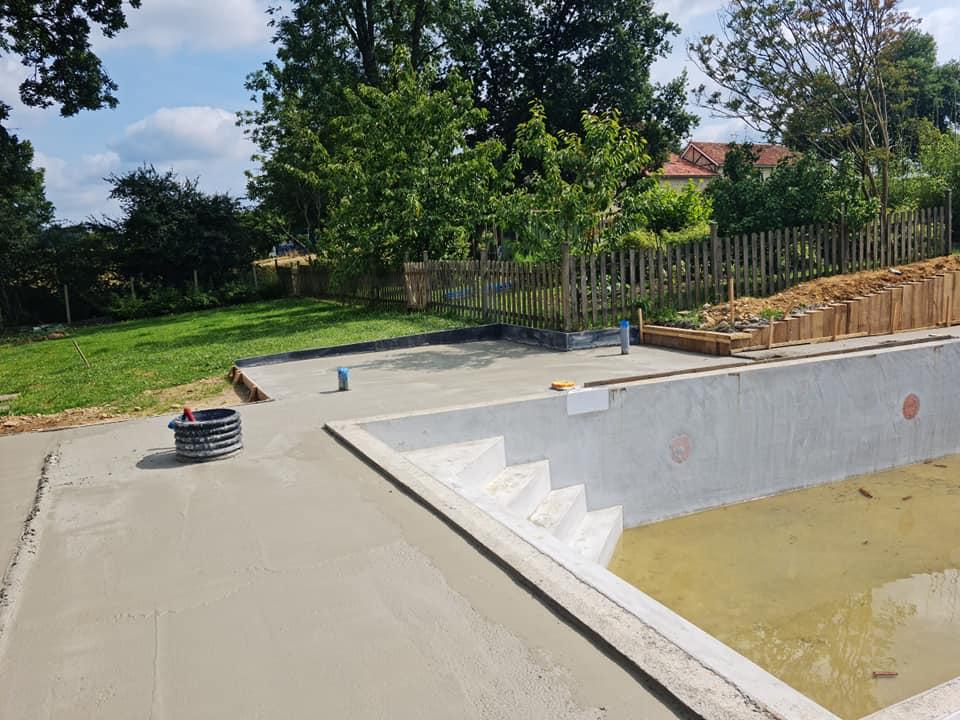 travaux piscine